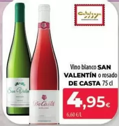 san valentin - Vino Blanco