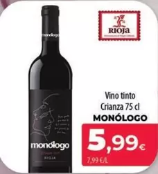 Monólogo - Vino Tinto Crianza