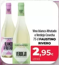 Faustino Rivero - Vino Blanco Afrutado O Verdejo Cosecha