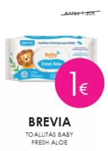 Brevi - Toallitas Baby Fresh Aloe