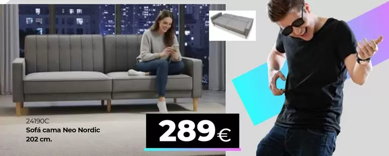 Sofa Cama Neo Nordic