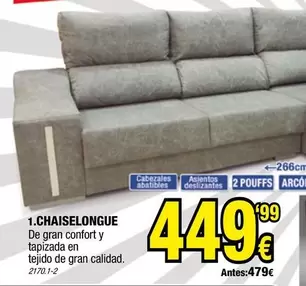 Confort - Chaiselongue
