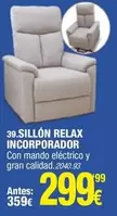 Relax - Sillón  Incorporador