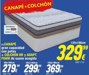 HR - Canape + Colchon + Foam