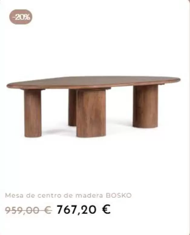 Mesa De Centro De Madera