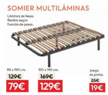 Somier Multilaminas
