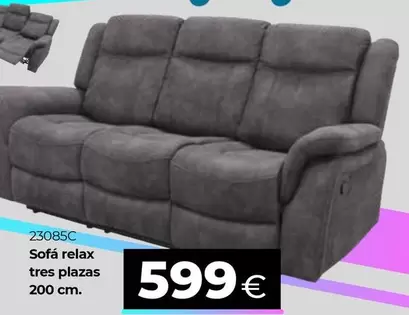 Relax - Sofá  Tres Plazas