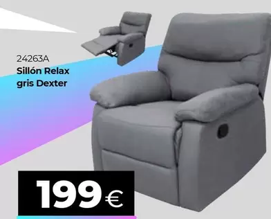 Relax - Sillon Gris Dexter