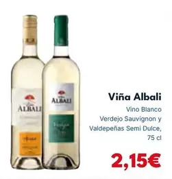 Viña Albali - Vino Blanco Verdejo Sauvignon Y Valdepeñas Semi Dulce