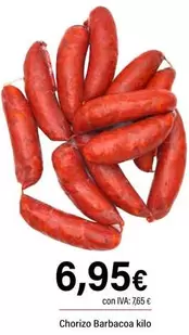 Chorizo Barbacoa Kilo
