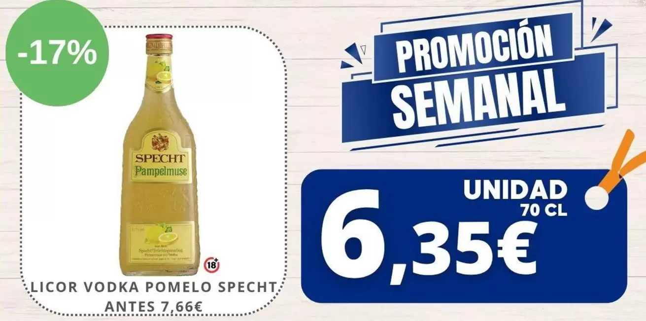 Specht - Licor Vodka Pomelo