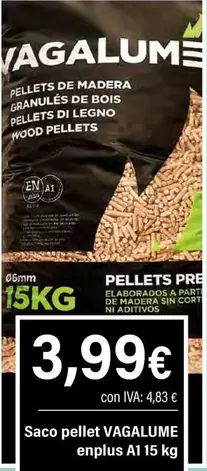 Vagalume - Saco Pellet Enplus A15 Kg