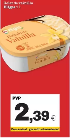 Ifa Eliges - Gelat De Vainilla