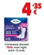Tena - Compresas Discreet Maxi Night