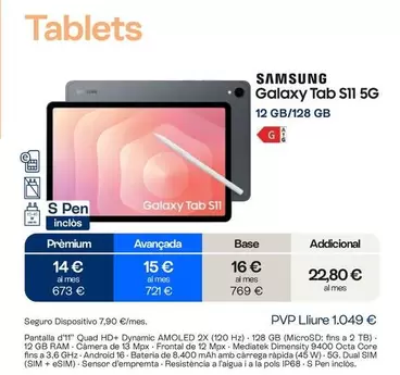 Samsung - Galaxy Tab S11 5G