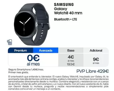 Samsung - Galaxy Watch8 40 Mm