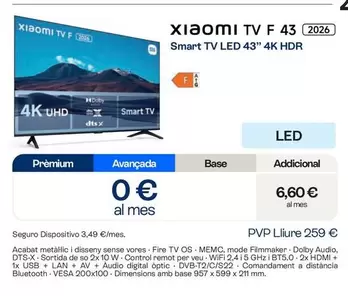 Xiaomi - Tv 43