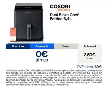 Cosori - Dual Blaze Chef Edition 6,4l