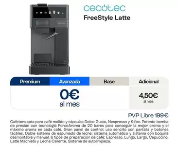 cecotec - FreeStyle Latte