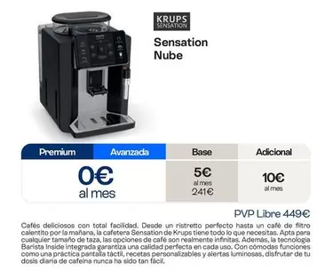 Krups - Sensation Nube