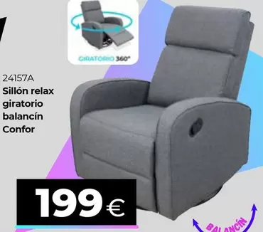 Sillon Relax Giratorio Balancin Confor