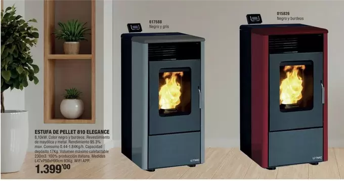 Estufa De Pellet 810 Elegance