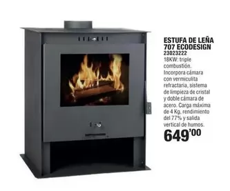 Estufa De Leña 707 Ecodesign 23023222