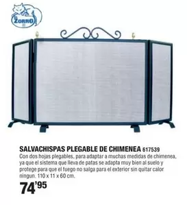 Salvachispas Plegable De Chimenea 617539