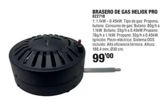 Brasero De Gas Heliox Pro 022710