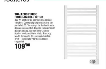 Control - Toallero Fluido Programable 9711513