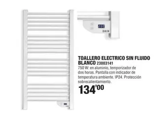 Blanco - Toallero Electrico Sin Fluido