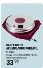 Calefactor Acumulador Portátil 617326