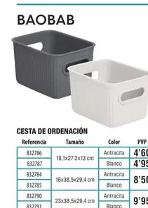 Cesta De Ordenación
