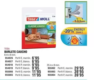 tesa - Burlete Caucho