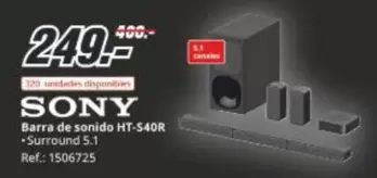 Sony - Barra De Sonido Ht-s40r