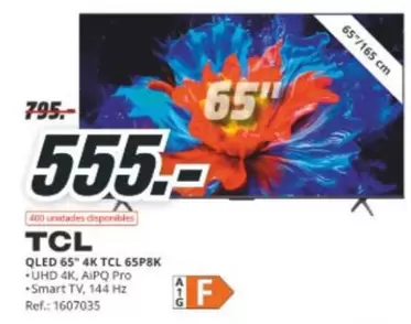TCL - Qled 65" 4k 65p8k