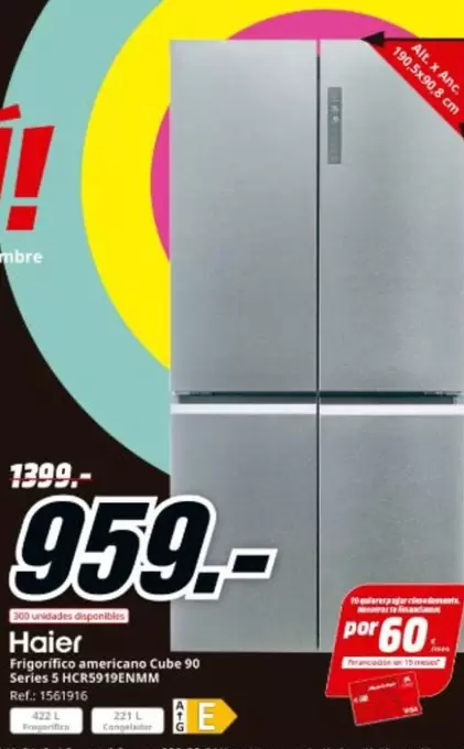 Haier - Frigorific Assemico Cube 90