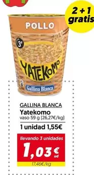 Yatekomo - Gallina Blanca