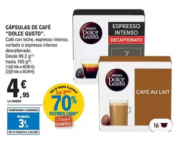 Dolce Gusto - Cápsulas De Café