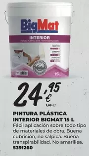 Bigmat - Pintura Plástica Interior