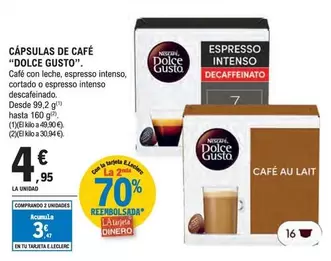 Dolce Gusto - Cápsulas De Café