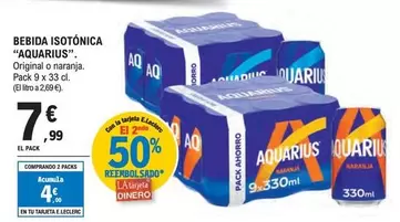 Aquarius - Bebida Isotónica