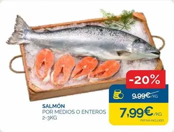 Salmón Por Medios O Enteros