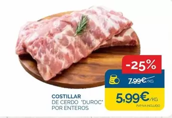 duroc - Costillar De Cerdo "" Por Enteros