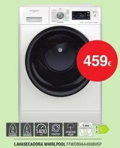 Whirlpool - Lavasecadora Ffwdb864489bvsp