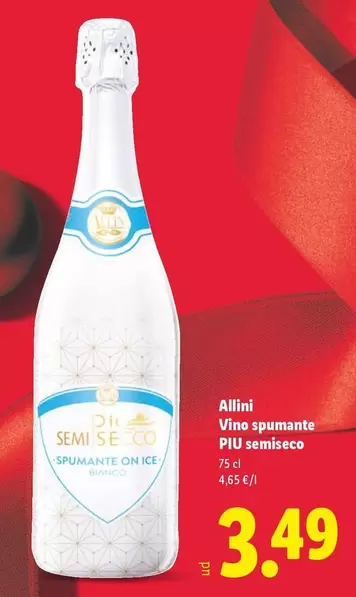 Allini - Vino Spumante Piu Semiseco