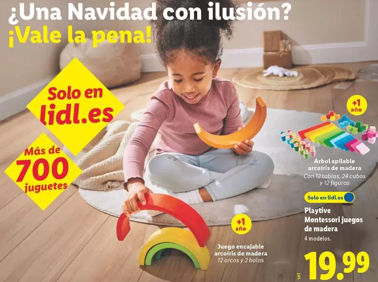 Playtive - Montessori Juegos De Madera
