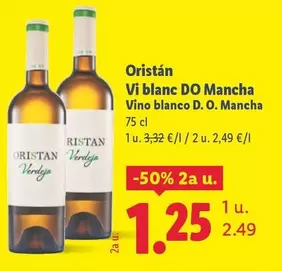 Oristán - Vino Blanco D. O. Mancha