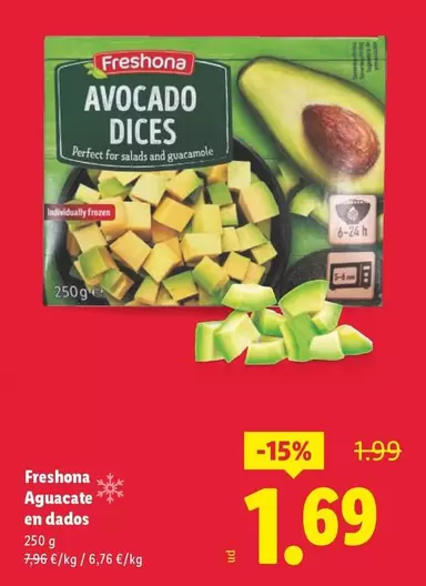 Freshona - Aguacate En Dados