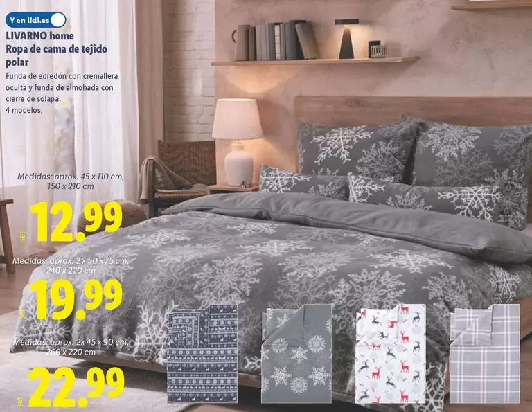 Livarno Home - Ropa De Cama De Tejido Polar